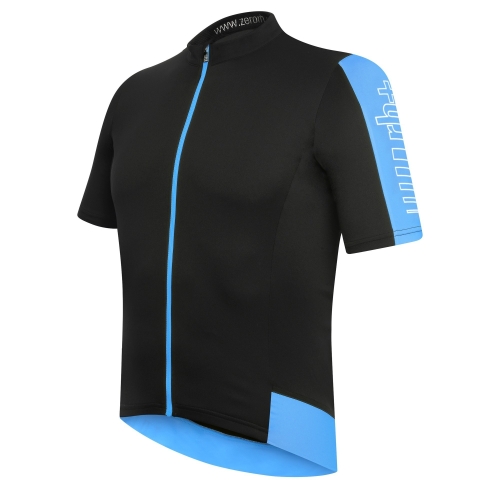 Koszulka rowerowa zeroRH+ Energy FZ black-blue surf - S